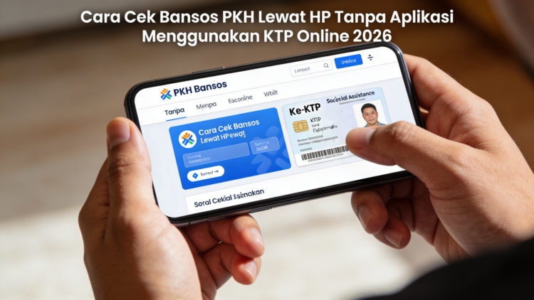 cara cek bansos pkh lewat hp tanpa aplikasi Menggunakan KTP online 2026