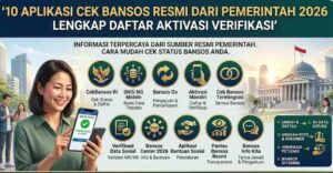 10 Aplikasi Cek Bansos Resmi dari Pemerintah 2026 Lengkap Daftar Aktivasi Verifikasi