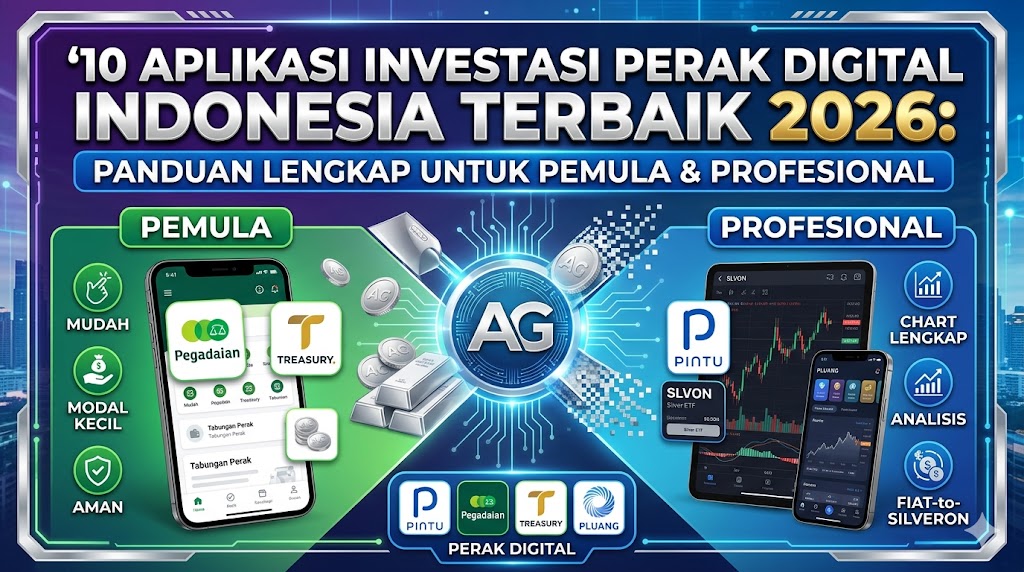 10 Aplikasi Investasi Perak Digital Indonesia Terbaik 2026