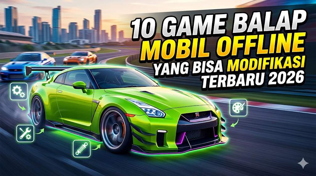 10 Game Balap Mobil Offline yang Bisa Modifikasi Terbaru 2026