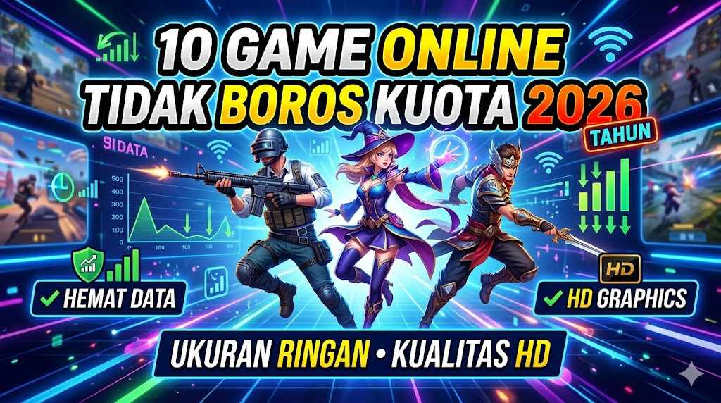 10 Game Online yang Tidak Boros Kuota 2026, Ukuran Ringan Kualitas HD