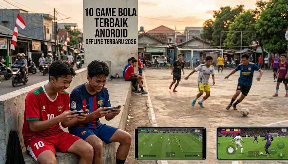 10 game bola terbaik android offline terbaru 2026