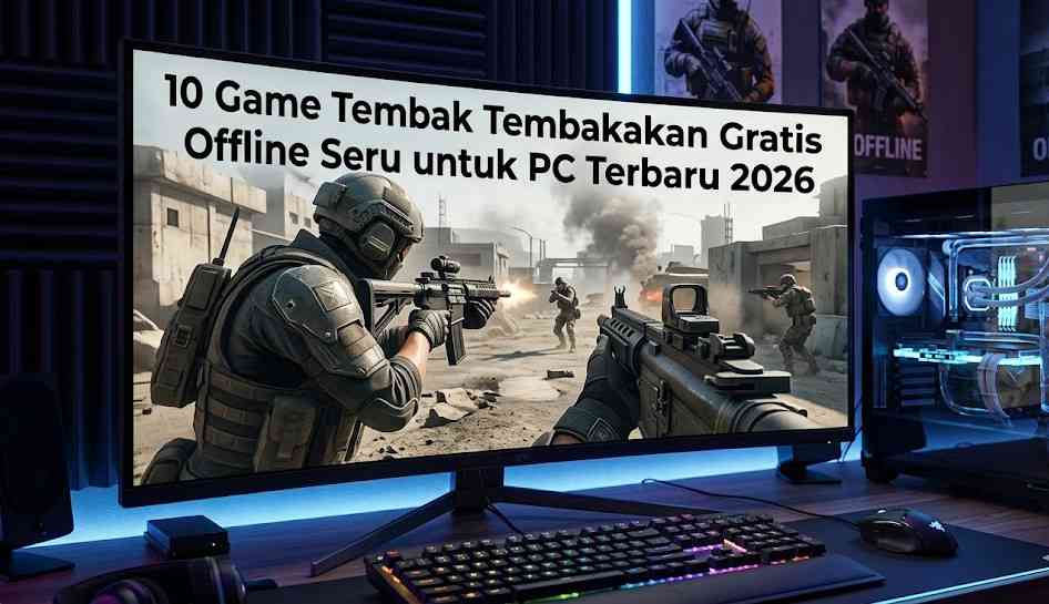 10 game tembak tembakan gratis offline seru untuk pc terbaru 2026