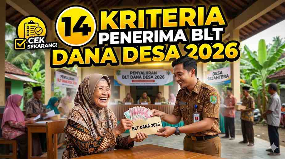 14 Kriteria Penerima BLT Dana Desa 2026 PDF Berdasarkan Undang-Undang Tentang Dana BLT
