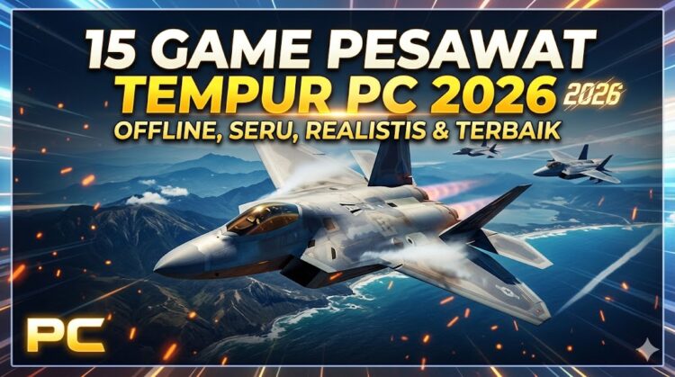 15 Game Pesawat Tempur PC 2026 Offline yang Seru, Realistis, dan Berkualitas Terbaik