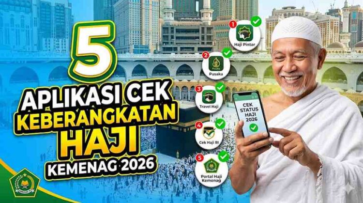 5 Aplikasi Cek Keberangkatan Haji Kemenag 2026: Lengkap Cara Daftar dan Login Online Lewat HP