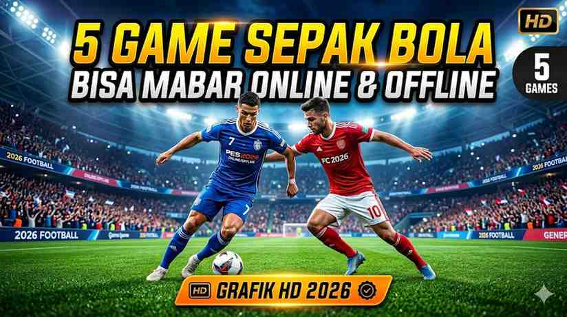 5 Game Sepak Bola yang Bisa Mabar Online dan Offline Grafik HD 2026