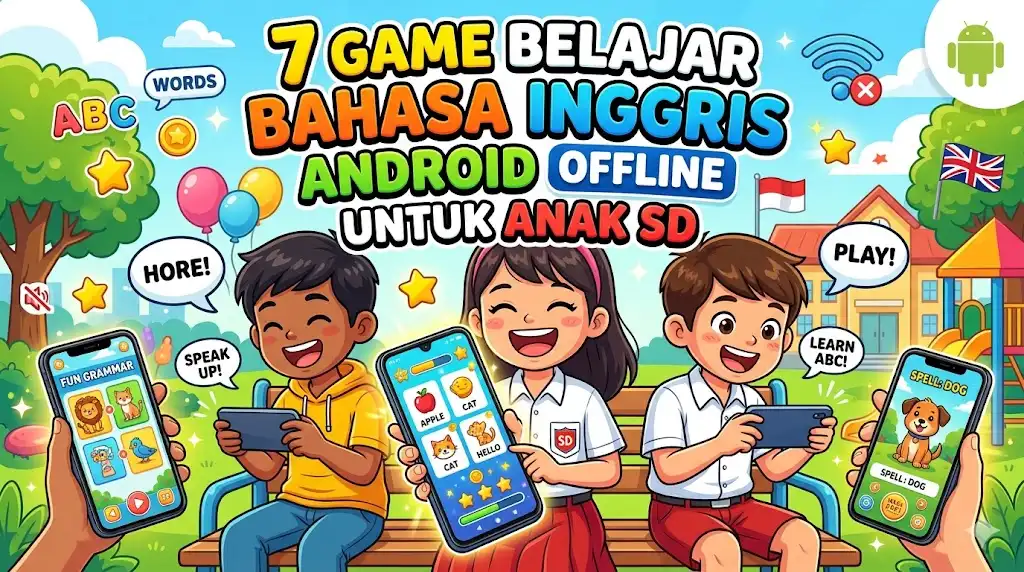 7 Game Belajar Bahasa Inggris Android Offline untuk Anak SD