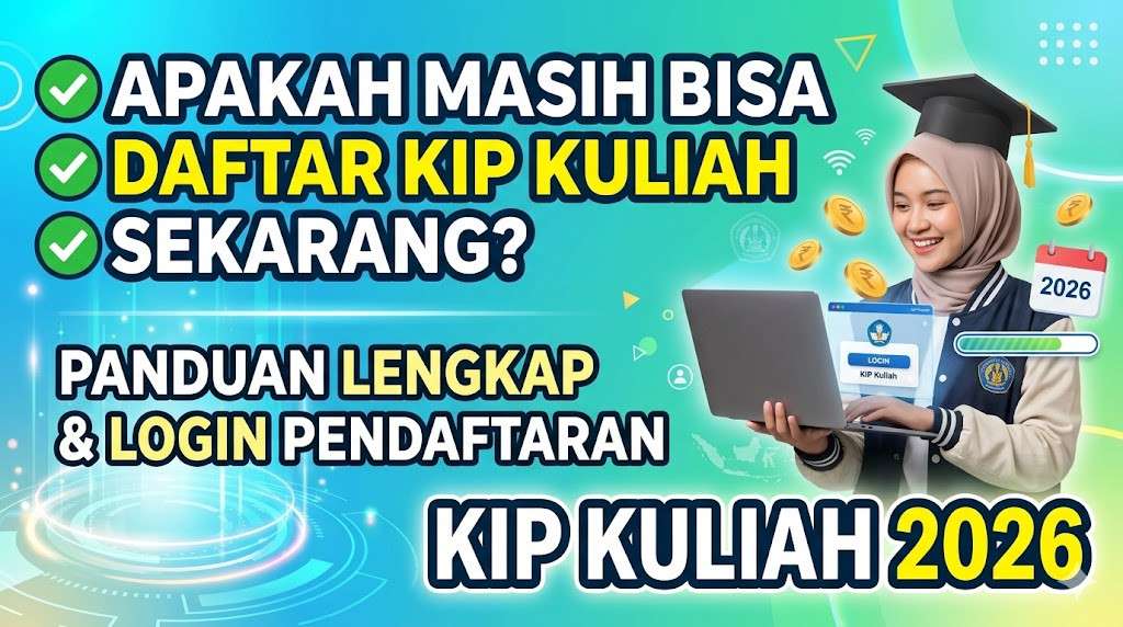 Apakah Masih Bisa Daftar KIP Kuliah Sekarang? Panduan Lengkap & Login Pendaftaran KIP Kuliah 2026