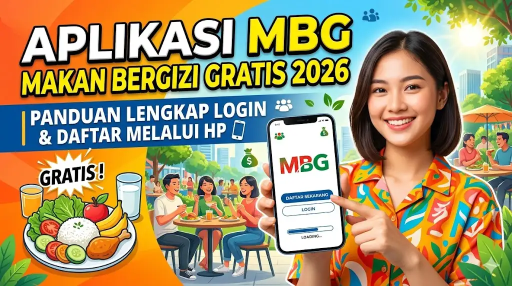 Aplikasi MBG Makan Bergizi Gratis 2026, Panduan Lengkap Login dan Daftar Melalui HP
