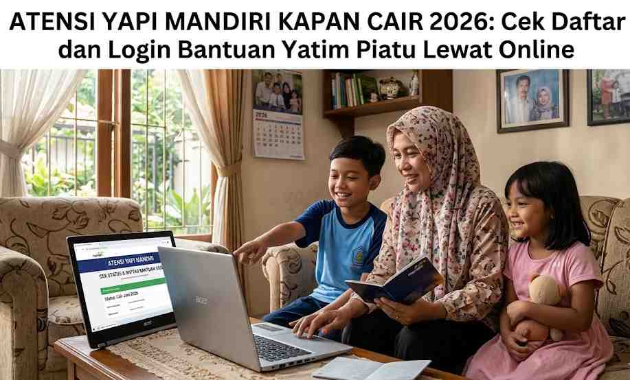 Atensi YAPI Mandiri Kapan Cair 2026: Cek Daftar dan Login Bantuan Yatim Piatu Lewat Online