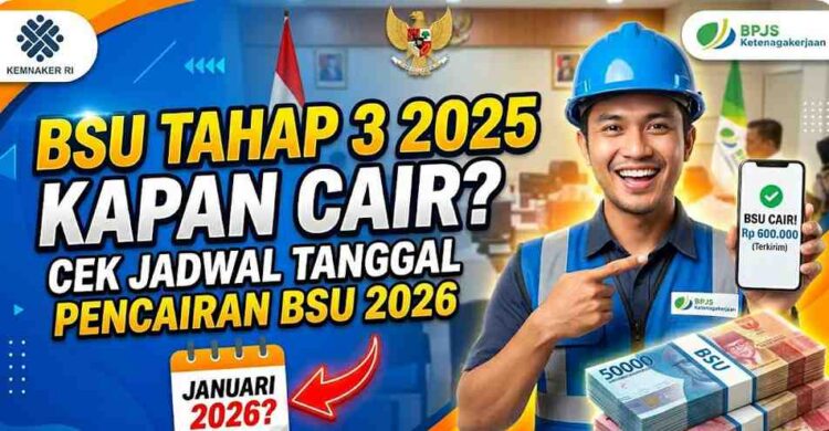 BSU Tahap 3 2025 Kapan Cair, Cara Cek Jadwal Tanggal Pencairan BSU 2026
