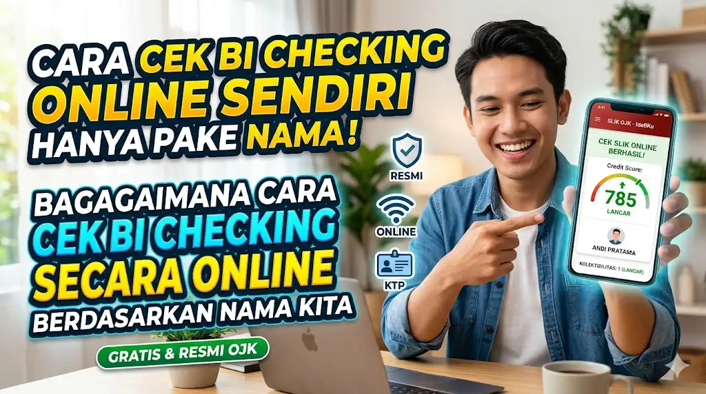 Bagaimana Cara Cek BI Checking Sendiri Secara Online Berdasarkan Nama Kita