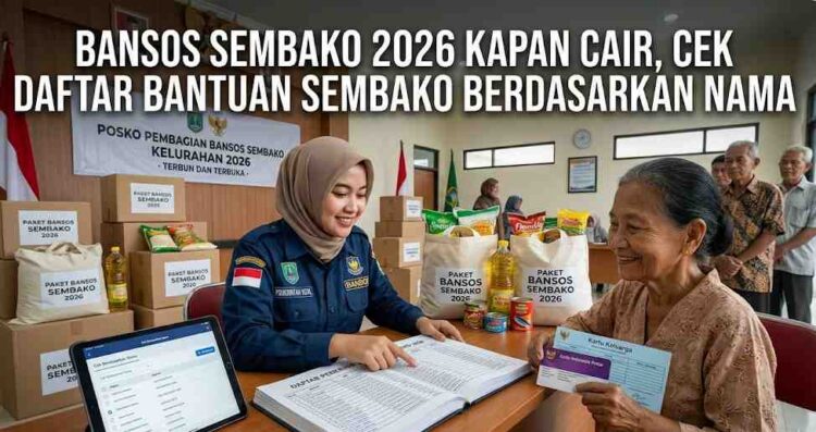 Bansos Sembako 2026 Kapan Cair, Cek Daftar Bantuan Sembako Berdasarkan Nama