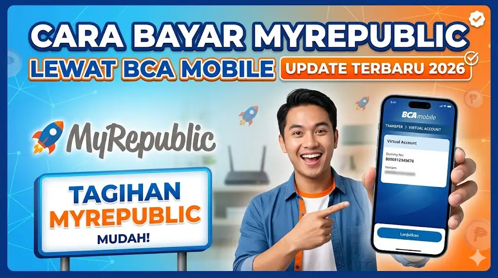 Cara Bayar My Republic Mbanking BCA Mobile Update Terbaru 2026