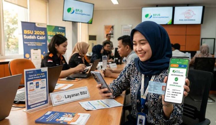 Cara Cek BSU BPJS Ketenagakerjaan 2026 Lewat Pospay dan Aplikasi JMO