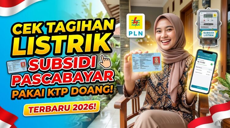 Cara Cek Tagihan Subsidi Listrik Pasca Bayar dengan KTP Terbaru 2026