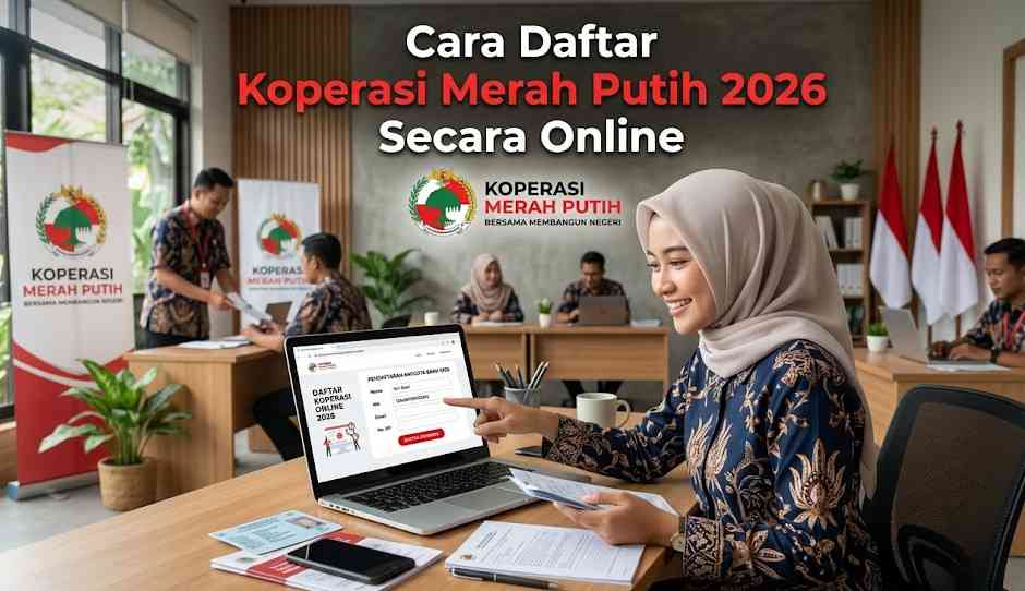 Cara Daftar Koperasi Merah Putih 2026 Secara Online Lewat Link Pendaftaran Pegawai SPPI Kopdesmerahputih Kop