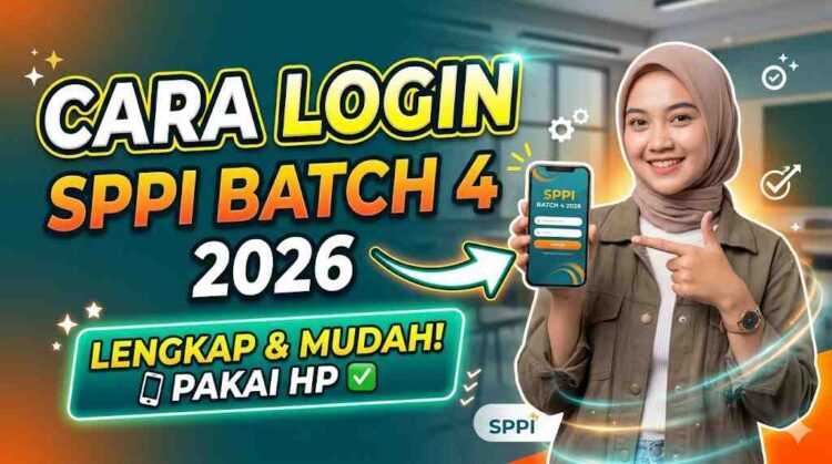 Cara Login SPPI Batch 4 2026 Lengkap Pendaftaran Lewat HP