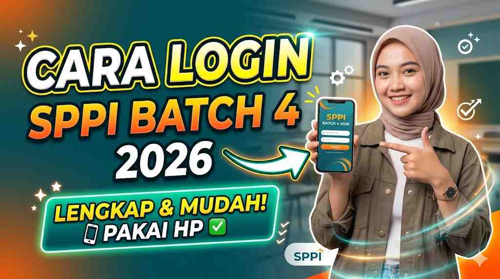 Cara Login SPPI Batch 4 2026 Lengkap Pendaftaran Lewat HP
