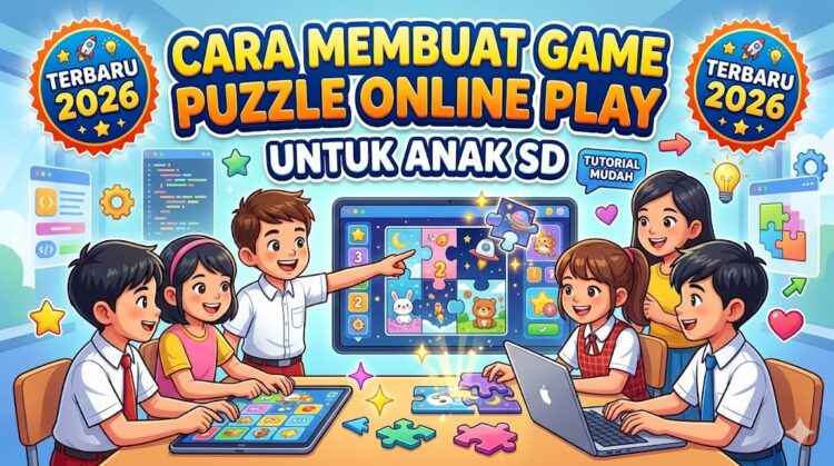 Cara Membuat Game Puzzle Online Play untuk Anak SD Terbaru 2026