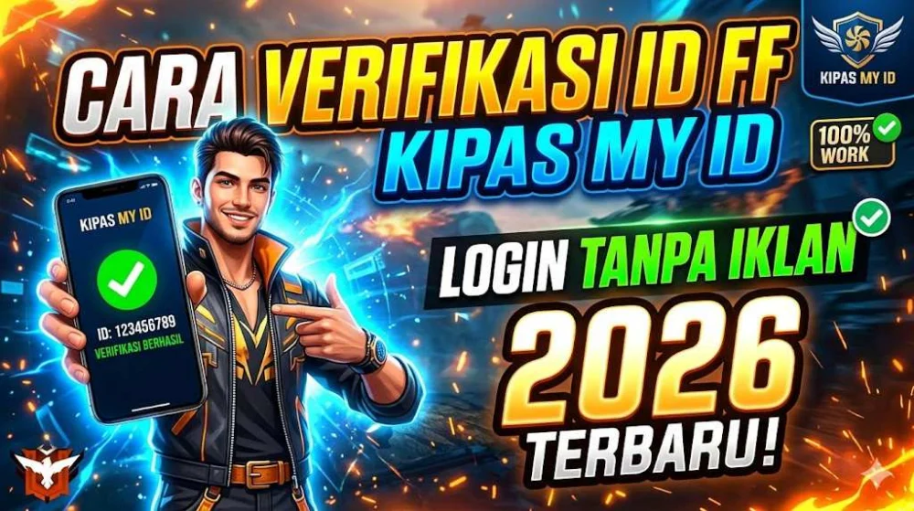 Cara Verifikasi ID FF Kipas My ID Login Tanpa Iklan 2026 Cara Verifikasi ID FF Kipas My ID Login Tanpa Iklan 2026
