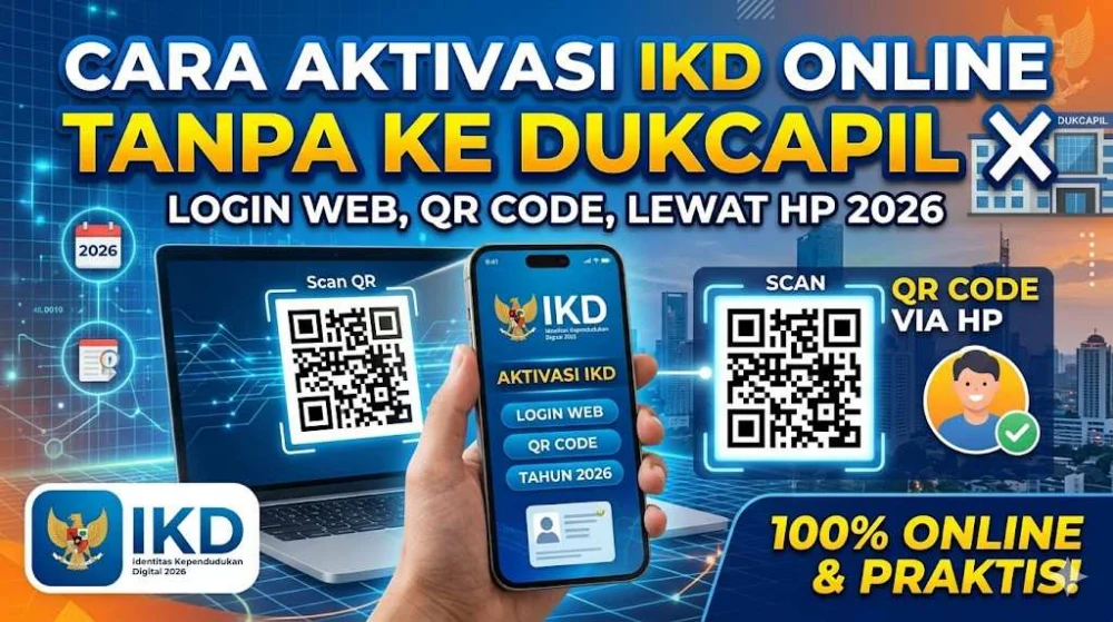 CaraAktivasiIKDOnlineTanpakeDukcapilLoginWebQRCodeLewatHP2026 Cara Aktivasi IKD Online Tanpa ke Dukcapil, Login Web, QR Code Lewat HP 2026