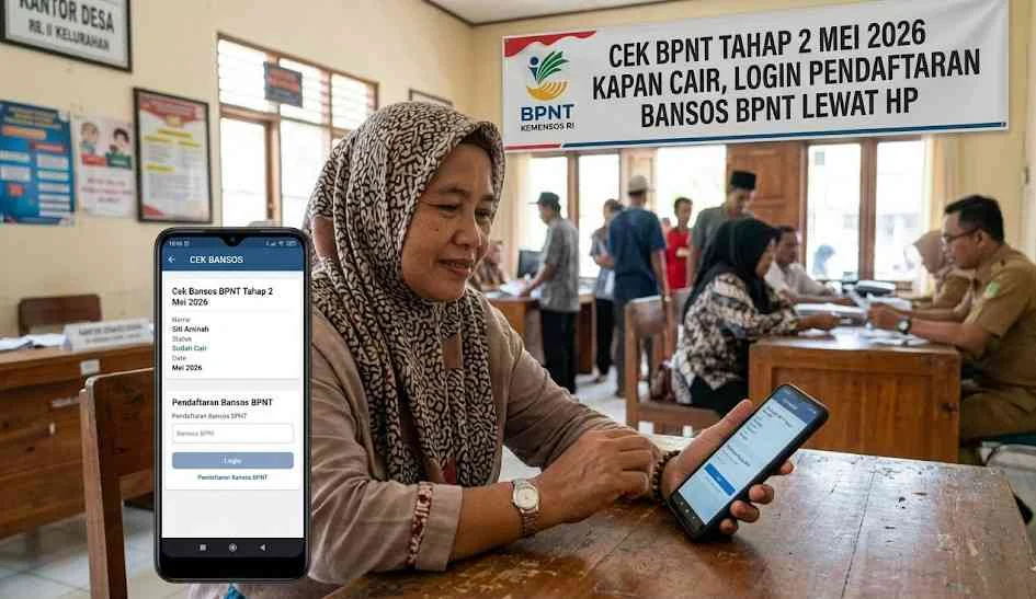 Cek BPNT Tahap 2 Mei 2026 Kapan Cair, Login Pendaftaran Bansos BPNT Lewat HP Cek BPNT Tahap 2 Mei 2026 Kapan Cair, Login Pendaftaran Bansos BPNT Lewat HP