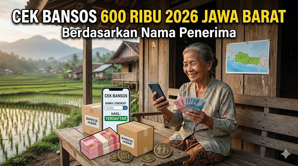 Cek Bansos 600 Ribu 2026 Jawa Barat Berdasarkan Nama Penerima