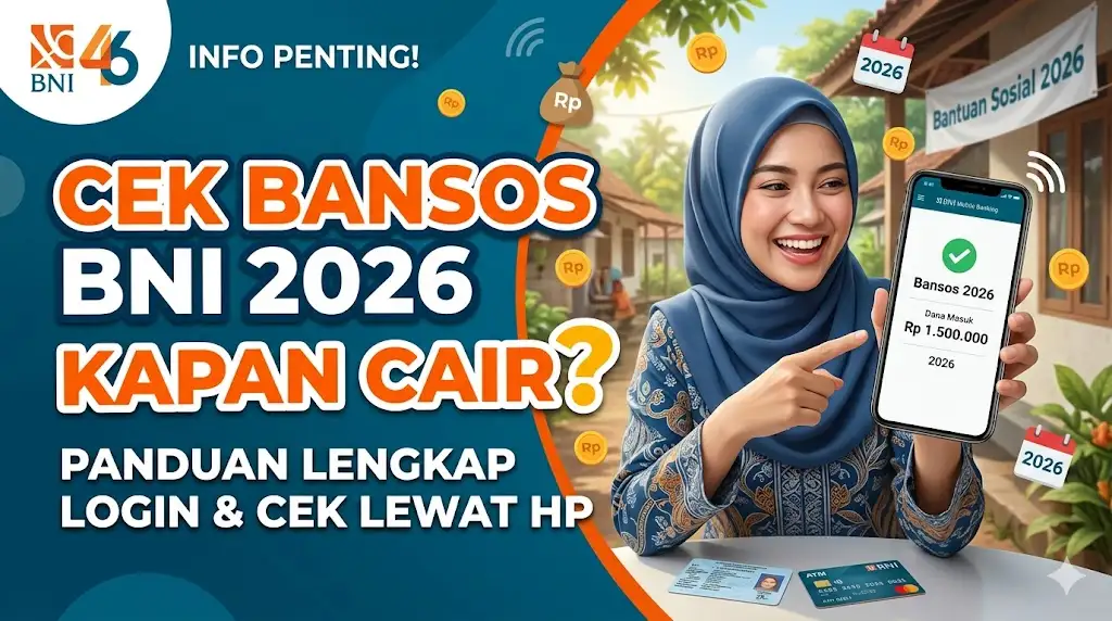 Cek Bansos BNI 2026 Kapan Cair? Lengkap Login Bantuan Sosial BNI Lewat HP