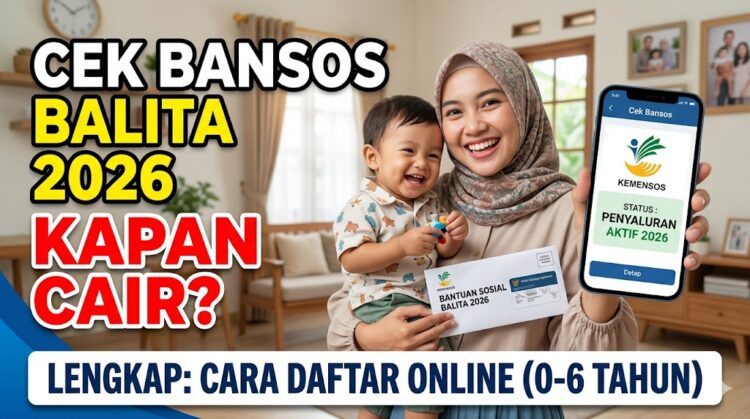 Cek Bansos Balita 2026 Kapan Cair, Lengkap Cara Daftar Bansos Balita 0-6 Tahun Online