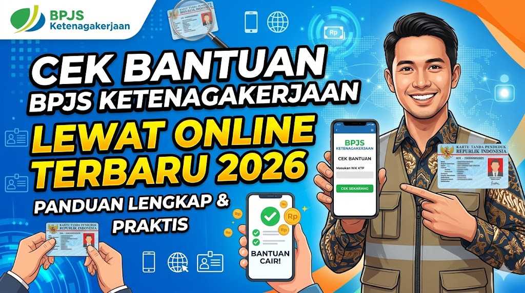 Cek Bantuan BPJS Ketenagakerjaan dengan KTP Lewat Online Terbaru 2026