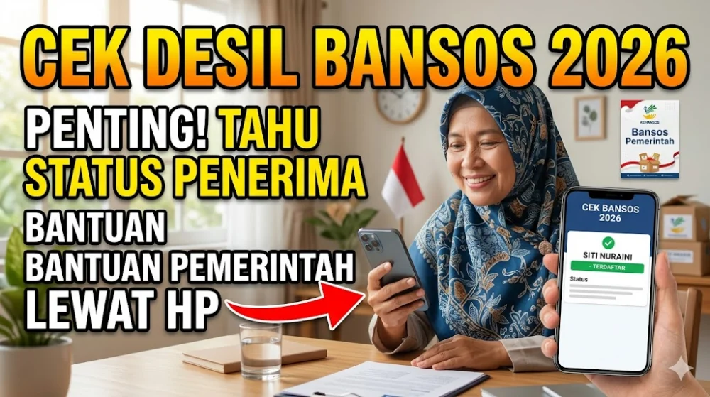 Cek Desil Bansos 2026 Penting Untuk Tahu Status Penerima Bantuan Pemerintah Lewat HP Cek Desil Bansos 2026 Penting Untuk Tahu Status Penerima Bantuan Pemerintah Lewat HP