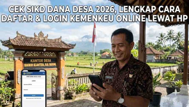 Cek SIKD Dana Desa 2026, Lengkap Cara Daftar & Login Kemenkeu Online Lewat HP