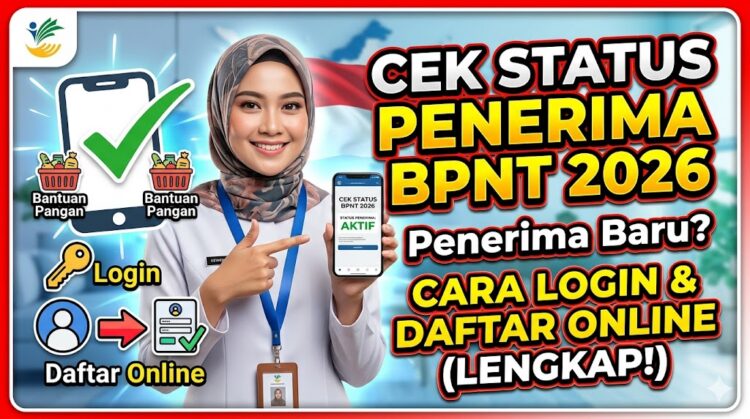 Cek Status Penerima Baru BPNT 2026, Lengkap Cara Login Daftar Lewat Online