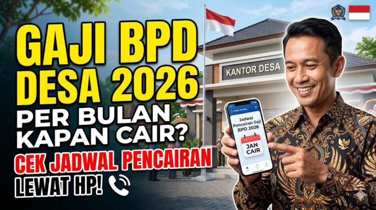 Gaji BPD Desa 2026 Per Bulan Kapan Cair? Cek Jadwal Pencairan Lewat HP!