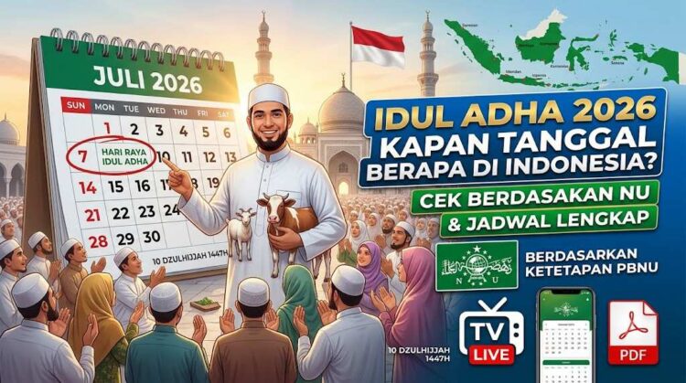 Idul Adha 2026 Kapan Tanggal Berapa di Indonesia Cek Hari Raya Idul Adha Berdasarkan NU dan Jadwal Lengkap