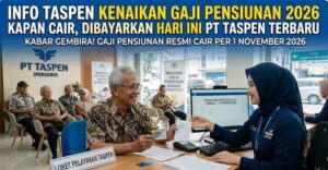 Info Taspen Kenaikan Gaji Pensiunan 2026 Kapan Cair, Dibayarkan Hari Ini PT Taspen Terbaru