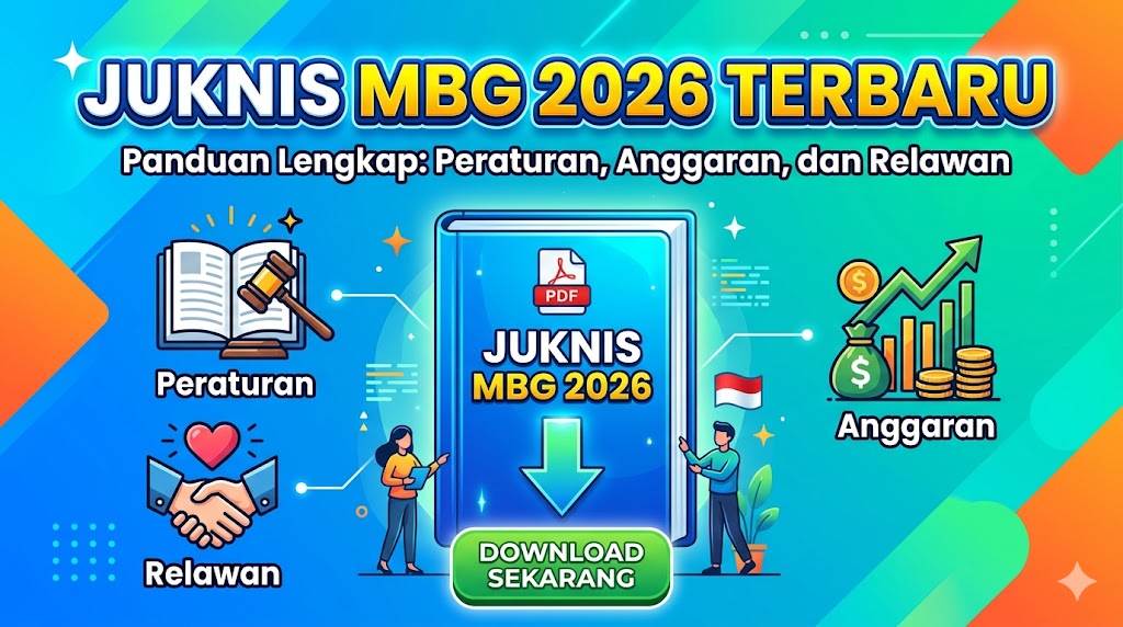 Juknis MBG 2026 Terbaru PDF Panduan Lengkap Peraturan, Anggaran, dan Relawan