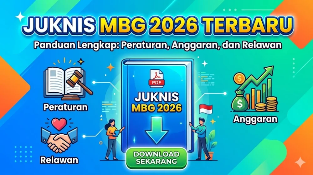 Juknis MBG 2026 Terbaru PDF Panduan Lengkap Peraturan, Anggaran, dan Relawan Juknis MBG 2026 Terbaru PDF Panduan Lengkap Peraturan, Anggaran, dan Relawan
