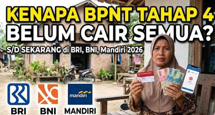 Kenapa BPNT Tahap 4 Belum Cair Semua Sampai Sekarang BRI, BNI, Mandiri 2026
