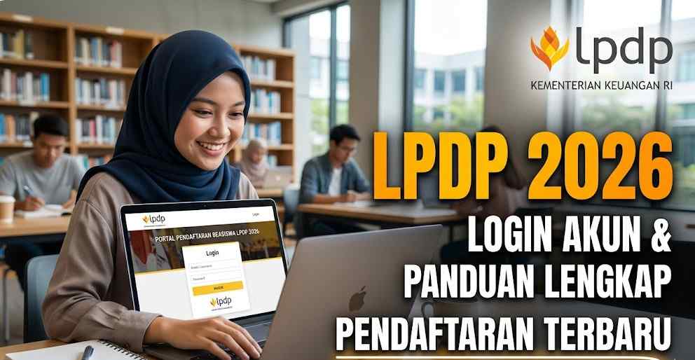 LPDP 2026 Login Akun & Panduan Lengkap Pendaftaran Beasiswa Terbaru