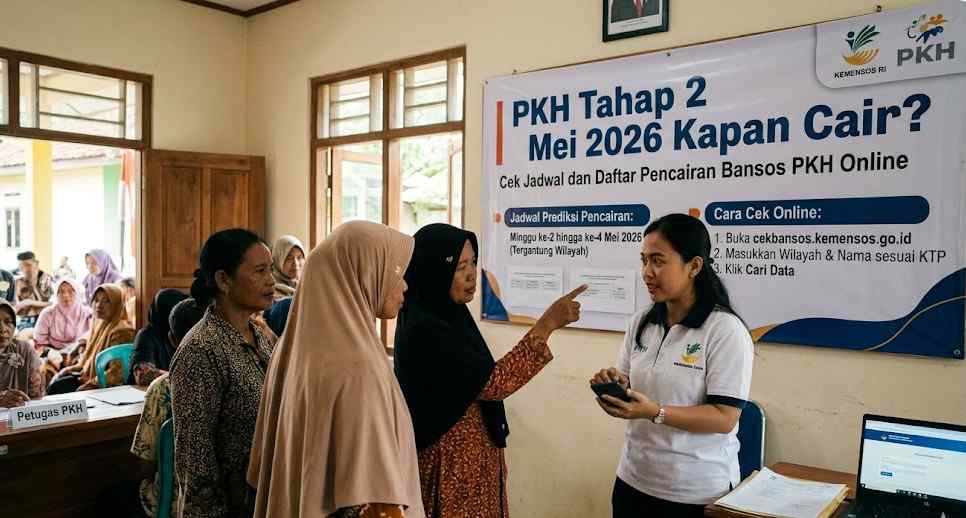 PKH Tahap 2 Mei 2026 Kapan Cair, Cek Jadwal dan Daftar Pencairan Bansos PKH Online