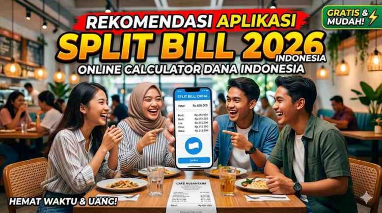 Rekomendasi Aplikasi Split Bill Online Calculator Dana Indonesia 2026