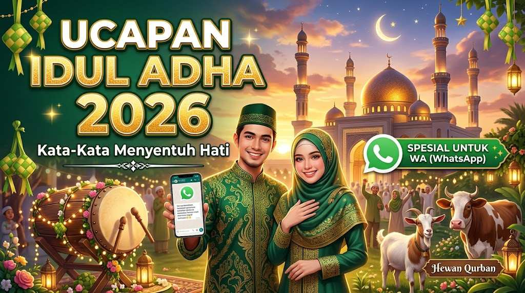 Ucapan Idul Adha 2026, Kata-Kata Menyentuh Hati Untuk WA (WhatsApp)