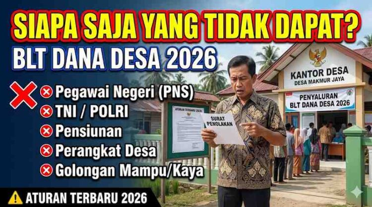 Yang Tidak Berhak Menerima BLT Dana Desa Sesuai Aturan Terbaru 2026