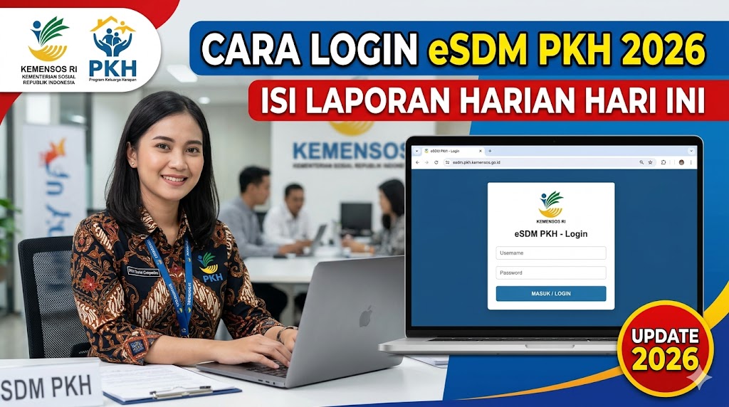 e SDM PKH Kemensos Go Id Login Laporan Harian Hari Ini 2026