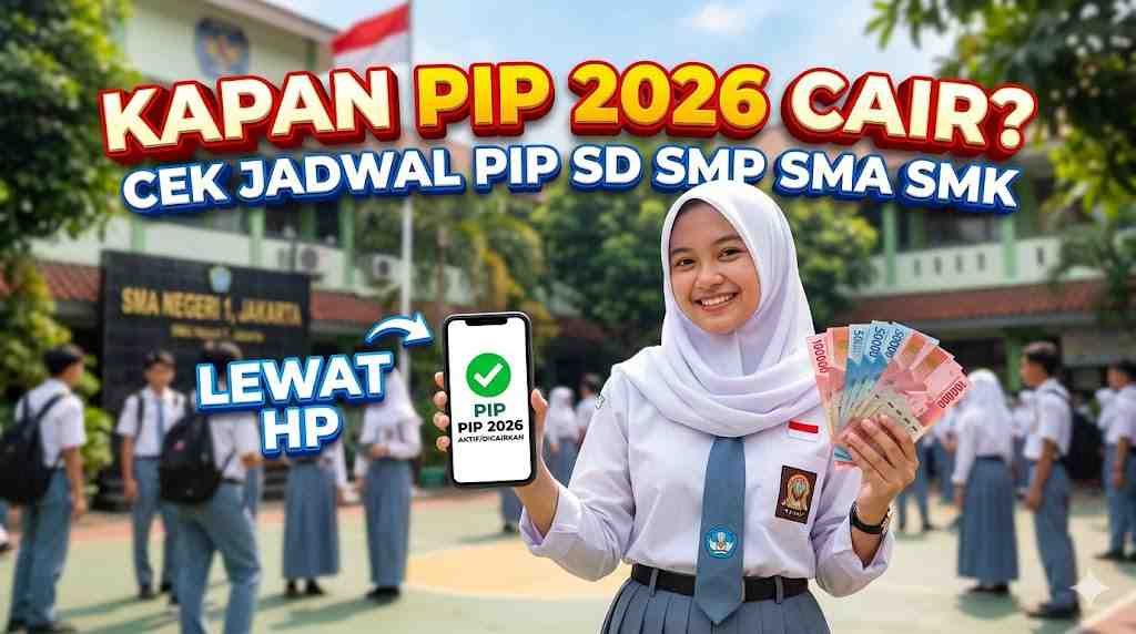 kapan pip 2026 cair, cek jadwal pencairan pip sd, smp, sma, smk lewat hp