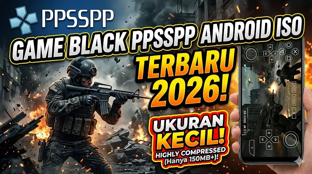 Download Game Black PPSSPP Android ISO Ukuran Kecil Terbaru 2026 Download Game Black PPSSPP Android ISO Ukuran Kecil Terbaru 2026